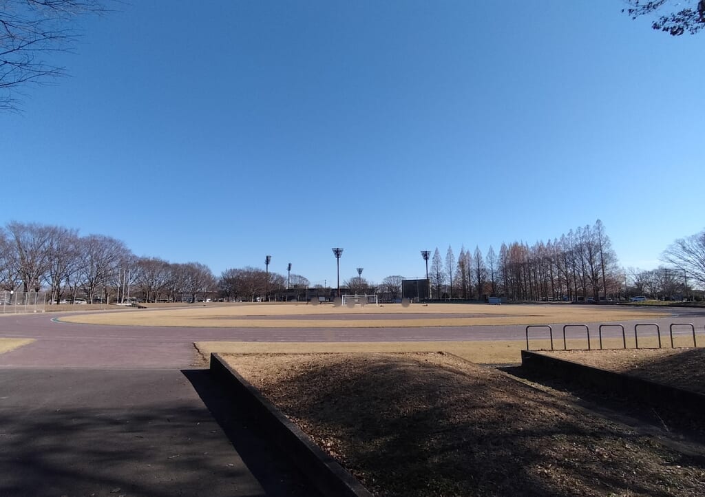 幸手総合公園の陸上グラウンド