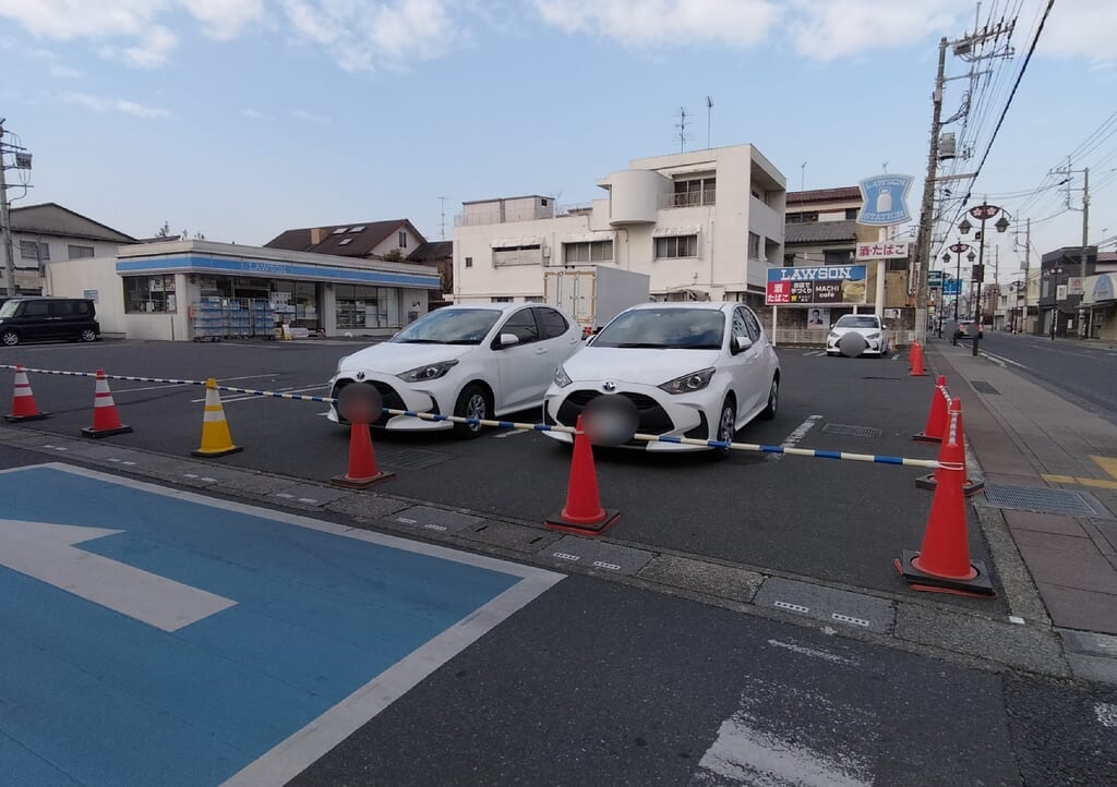 休業中のローソン