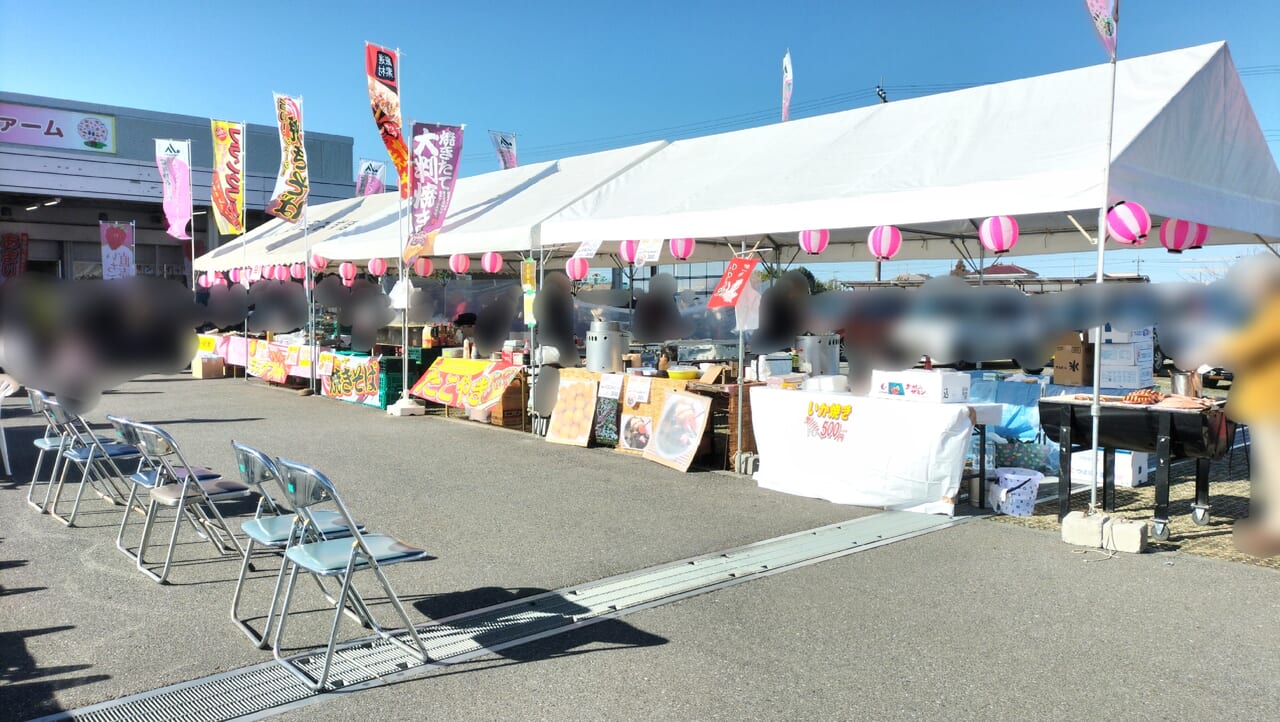 沢山の屋台