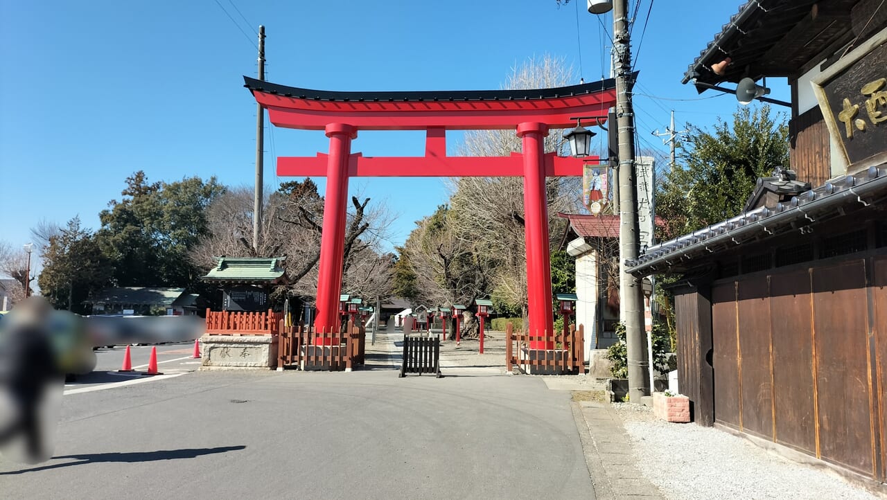 鷲宮神社の鳥居