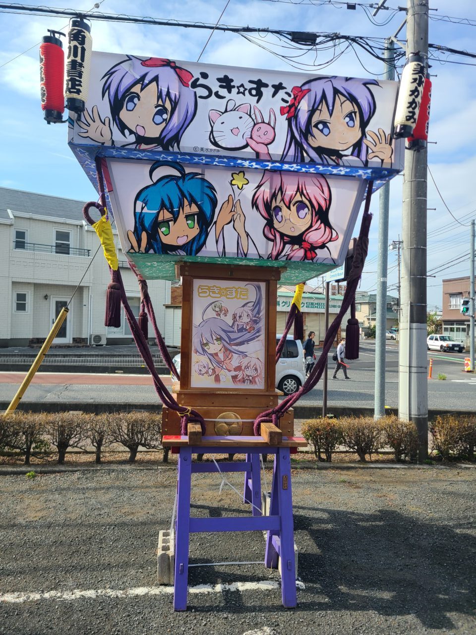 鷲宮神社のらきすた神輿