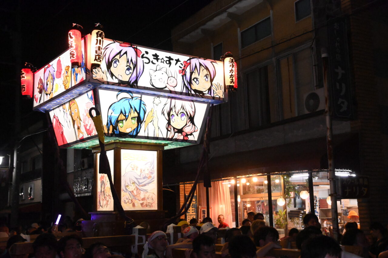鷲宮神社のらきすた神輿
