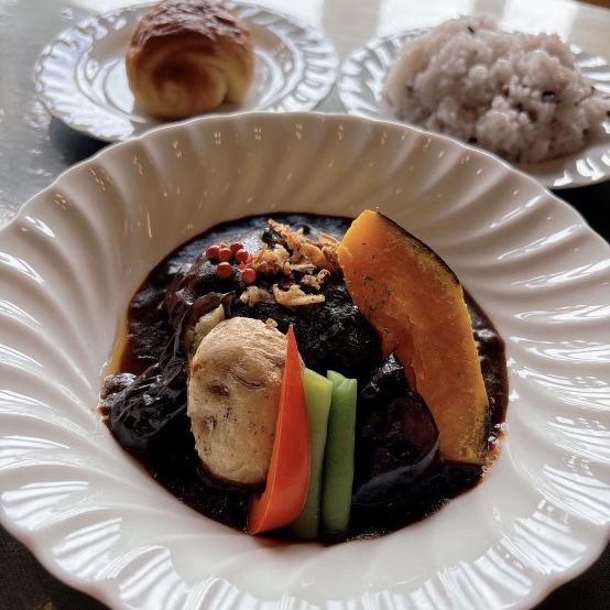 久喜市のしいなのカフェの限定ハンバーグランチ