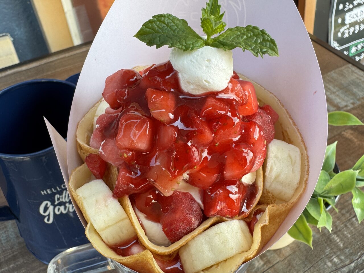 久喜市のイタリアンシェフが作るショコラカフェのフローズン苺マスカルポーネ