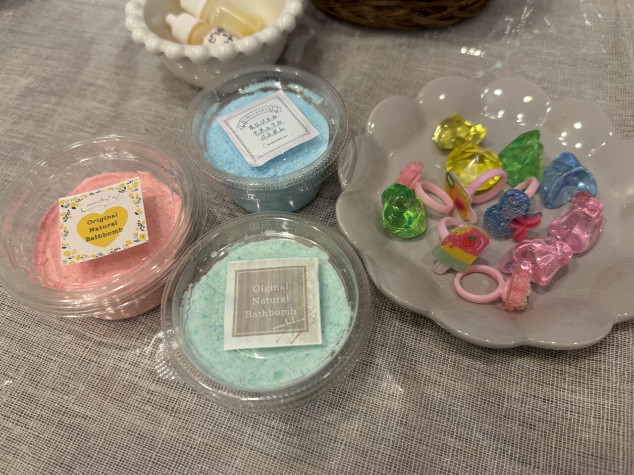 aroma & herb ieruのアロマバスボムワークショップ