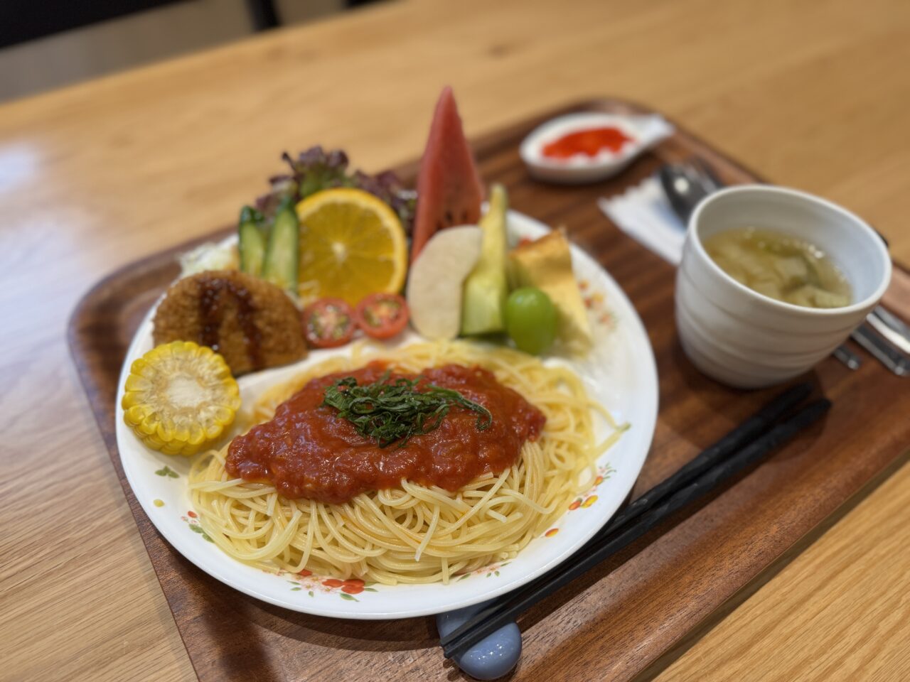 久喜市八甫にあるカフェ・ごはん百花のワンプレートランチ