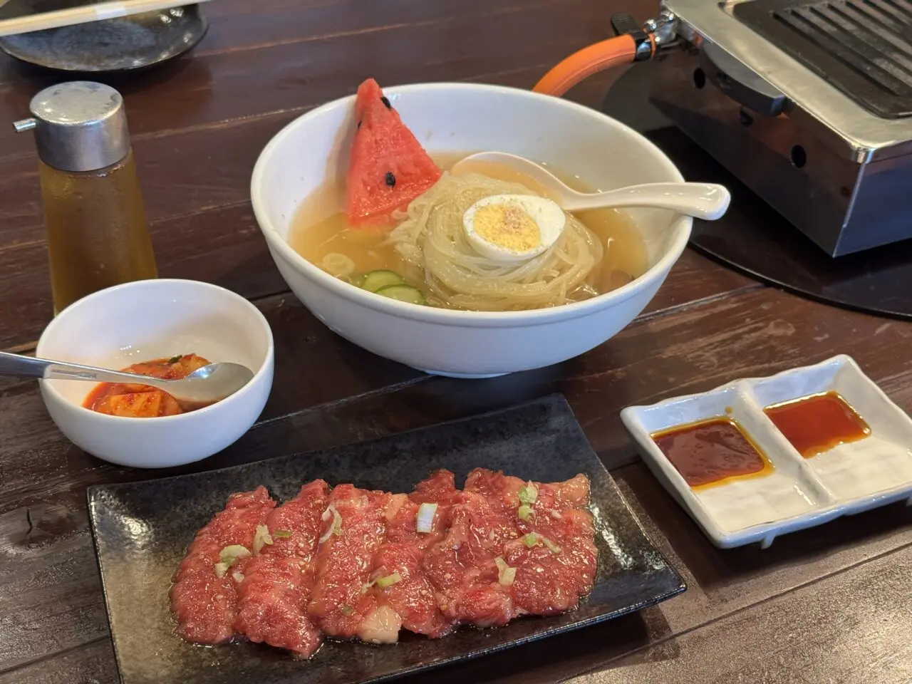 久喜市の焼肉将軍の盛岡冷麺ランチ