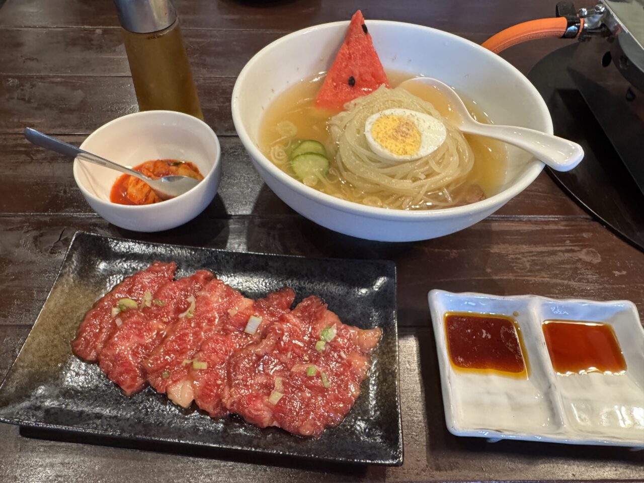 久喜にできた焼肉将軍の本格盛岡冷麺ランチ山形牛焼肉付き