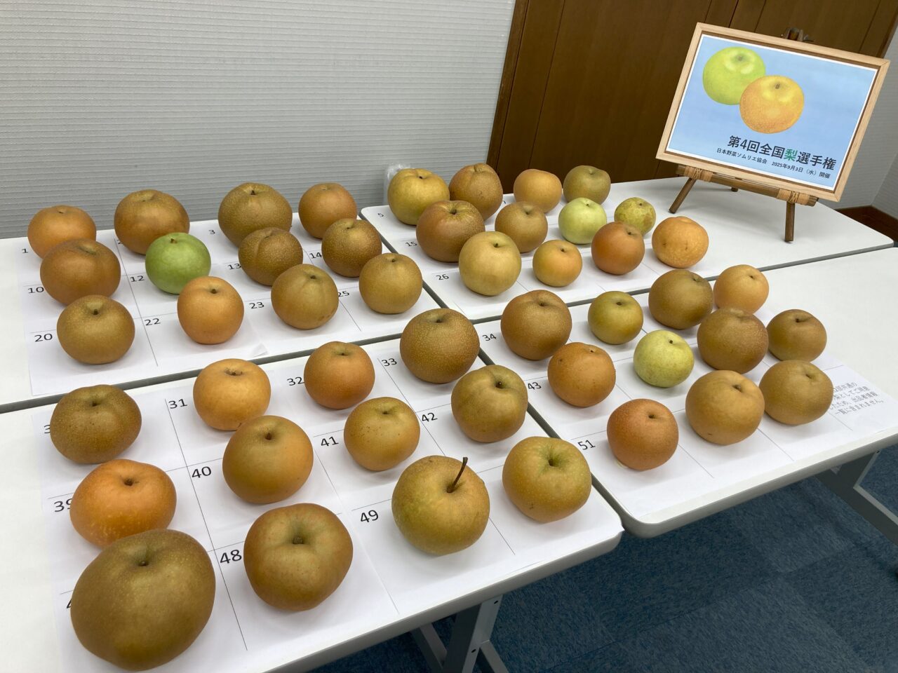 第4回全国梨選手権の様子