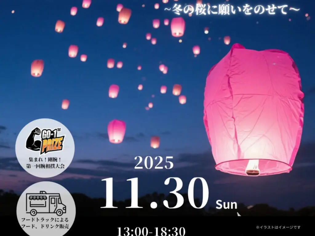 幸手市権現堂スカイランタンまつり祭り