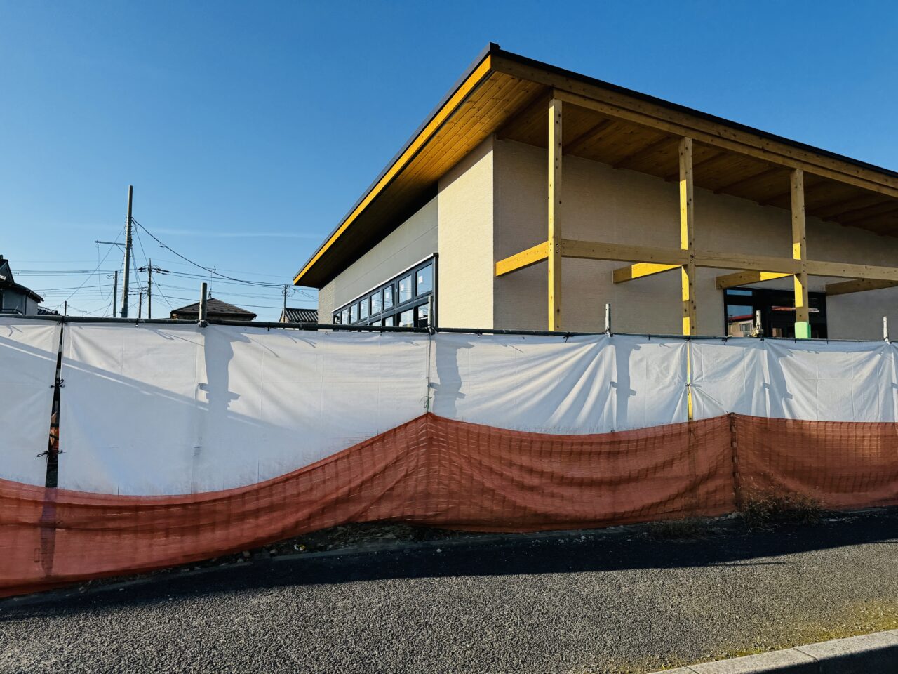 幸手市中2丁目の建築中のCoCo壱