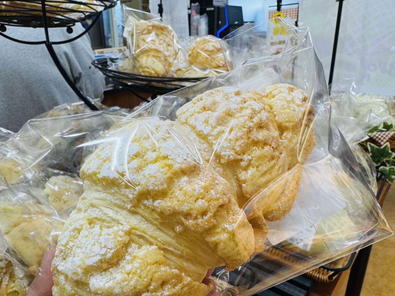 アグリパークゆめ杉戸にできたあぐりのパン屋さんのメロンパン