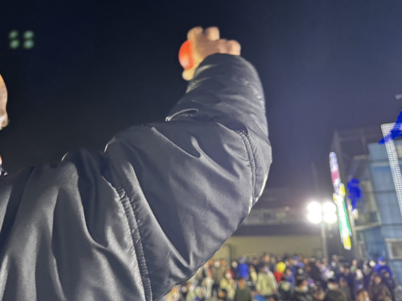 おざわ道路のイルミネーション