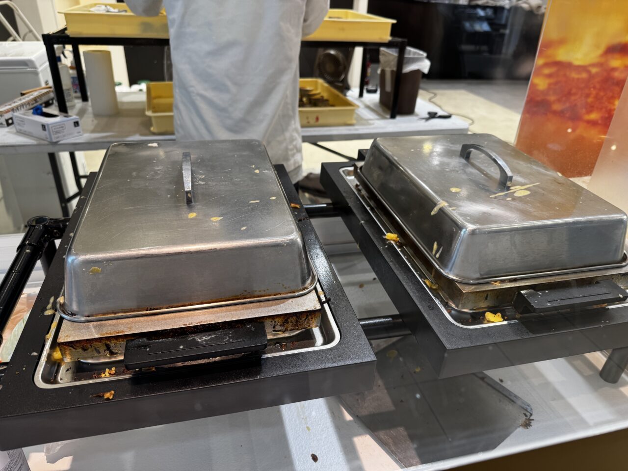 モラージュ菖蒲に期間限定出店中の鉄板焼きチーズケーキ専門店ベンジャミンオリジナル