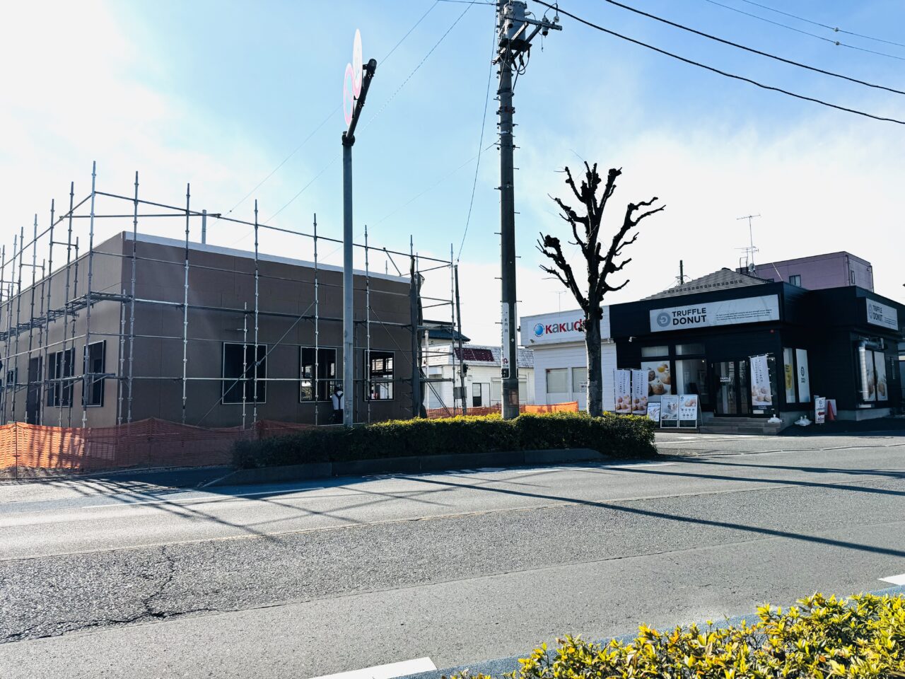 トリュフドーナツの向かい側にできる建物