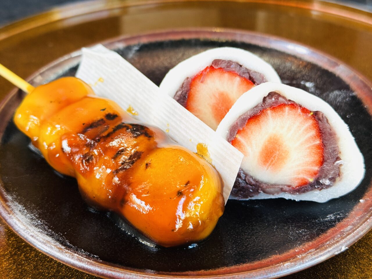 久喜駅近くの愛宕茶屋ではいがまんじゅうやおだんご、塩あんびんにいちご大福が食べられる和菓子屋さん