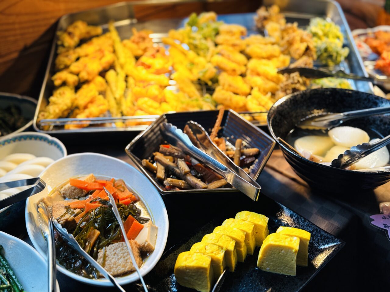 久喜市栗橋にあるおばんざいビュッフェ天ぷらからあげ食べ放題の桜樹おうじゅ