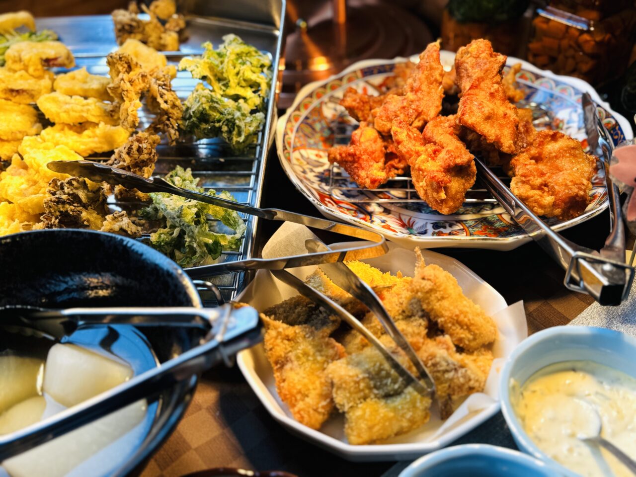 久喜市栗橋にあるおばんざいビュッフェ天ぷらからあげ食べ放題の桜樹おうじゅ